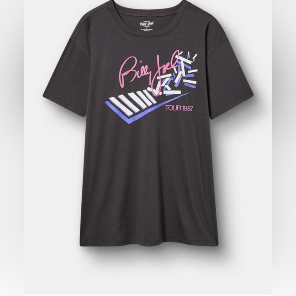 Torrid Billy Joel Relaxed Cotton Jersey Tee Size 3X New - Picture 1 of 3